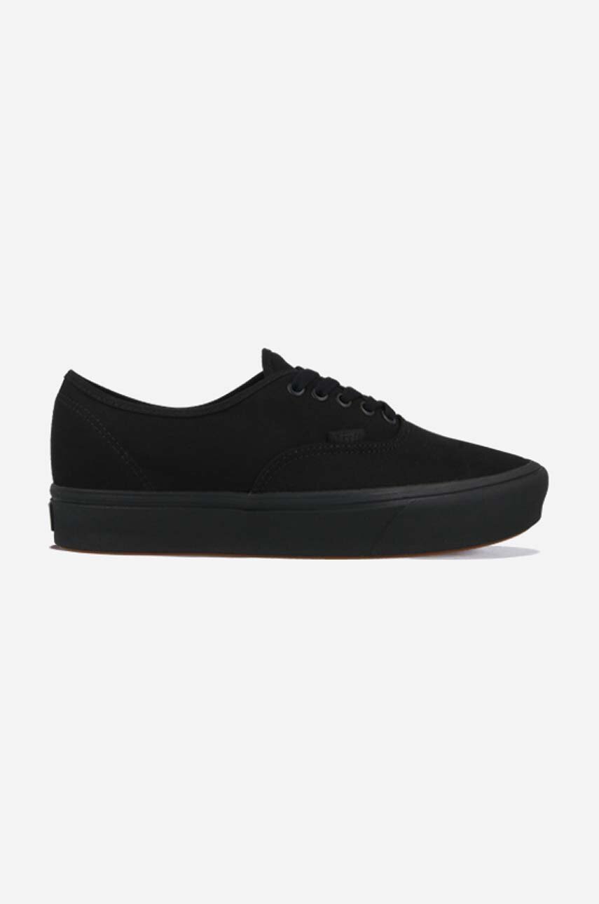 black Vans plimsolls ComfyCush Authentic Unisex