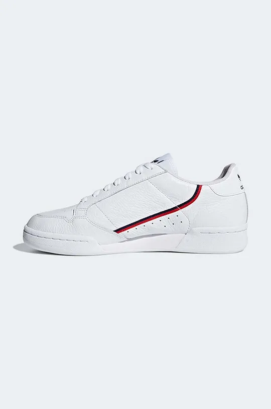 adidas Originals sneakers din piele Continental 80 alb