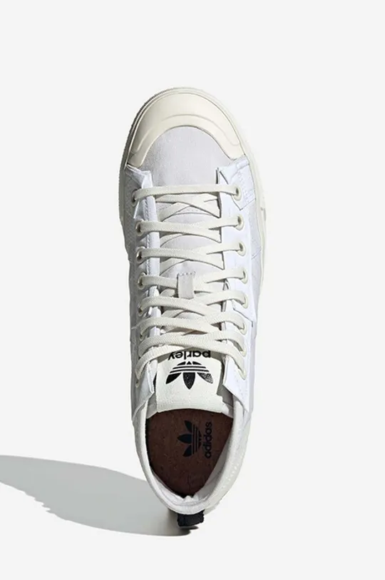 λευκό Πάνινα παπούτσια adidas Originals Nizza Hi by Parley