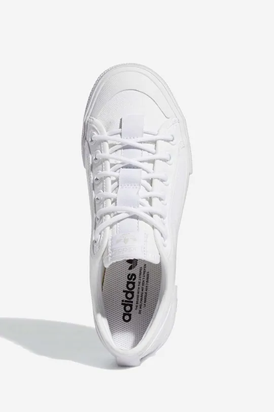 λευκό Πάνινα παπούτσια adidas Originals Nizza Trek Low W