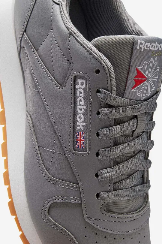gray Reebok Classic leather sneakers Classic Leather