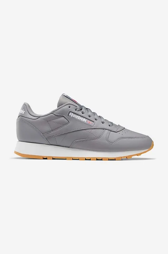gray Reebok Classic leather sneakers Classic Leather Unisex