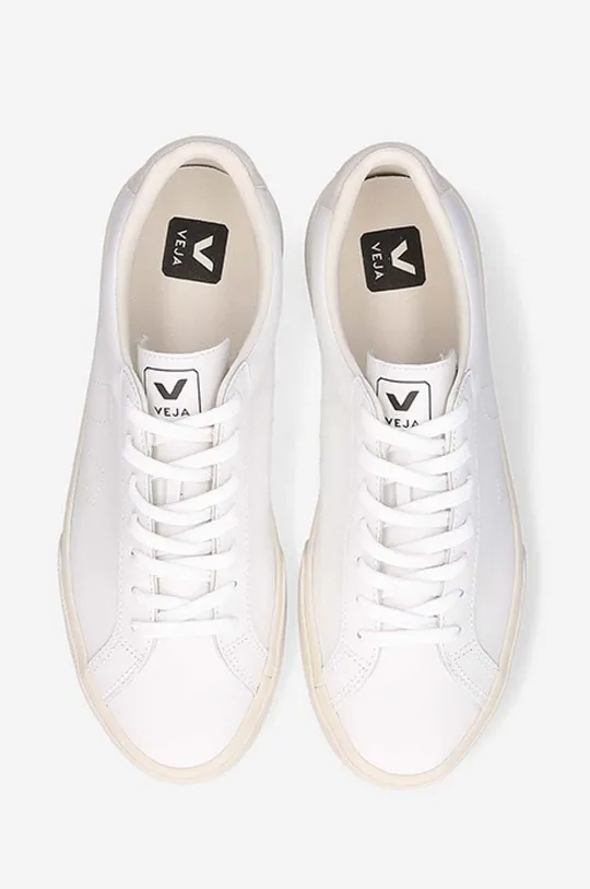 λευκό Δερμάτινα αθλητικά παπούτσια Veja Esplar
