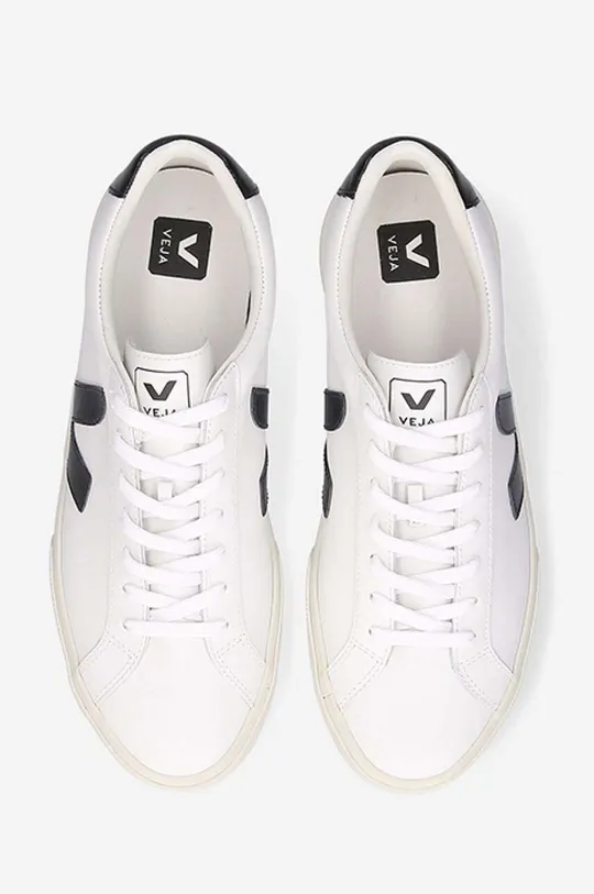 bílá Kožené sneakers boty Veja Esplar Logo Leather