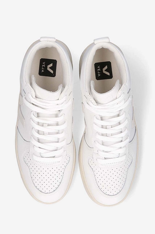 bílá Kožené sneakers boty Veja V-15 Leather