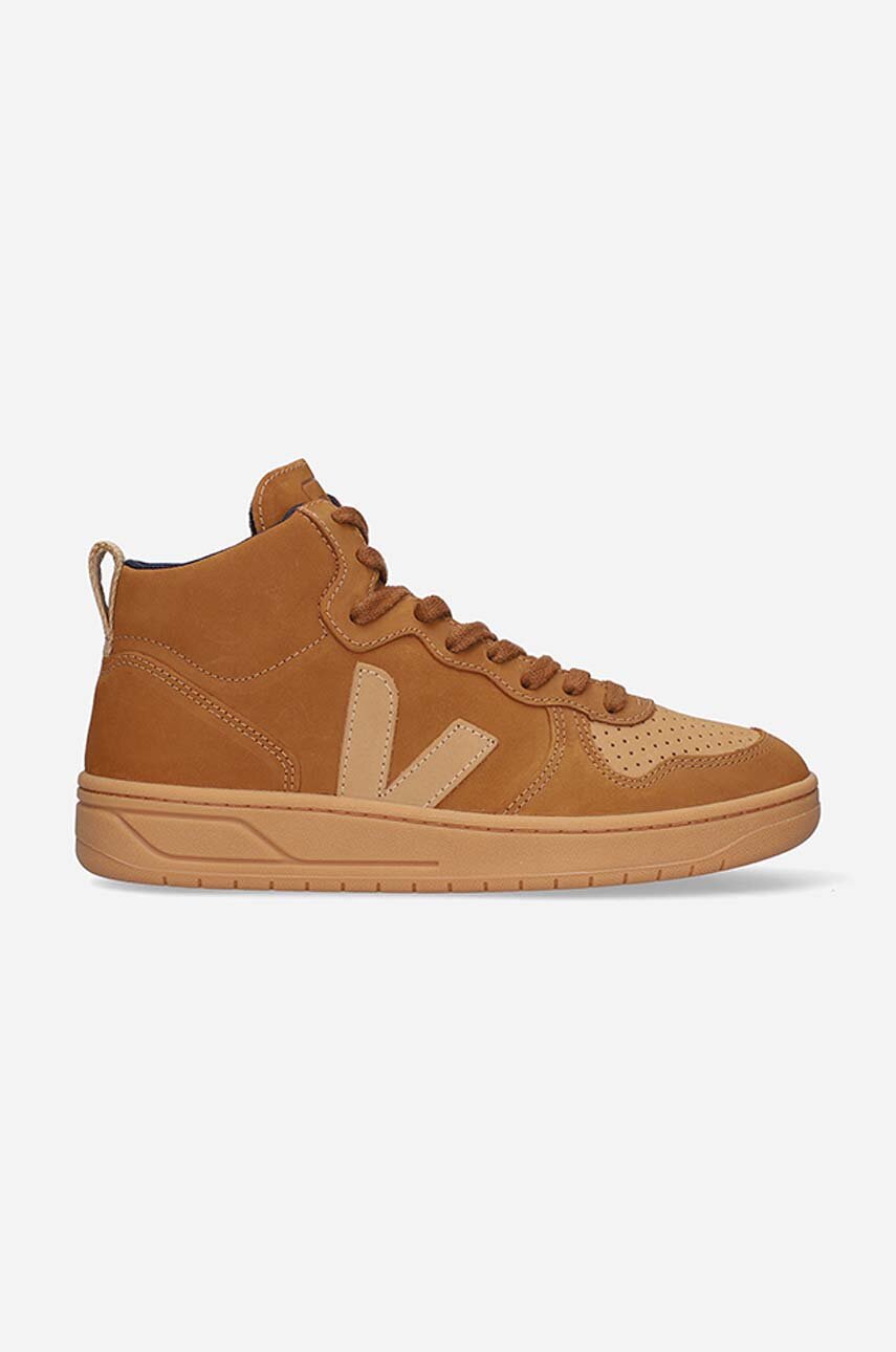 hnedá Semišové tenisky Veja V-15 Nubuck VQ132616 Unisex