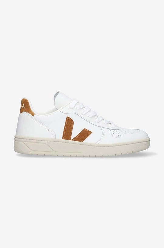 bílá Kožené sneakers boty Veja V-10 Leather Extra Unisex