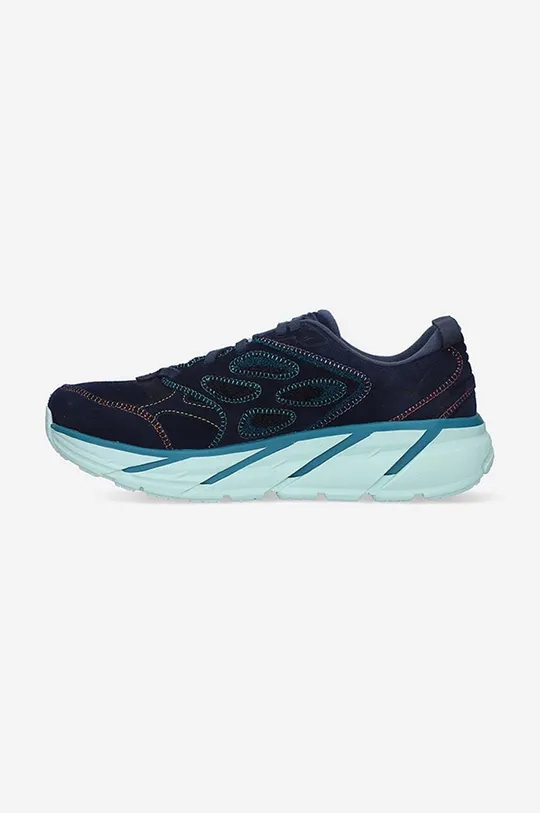 Hoka shoes Clifton L Embroidery  Uppers: Textile material, Suede Inside: Textile material Outsole: Synthetic material