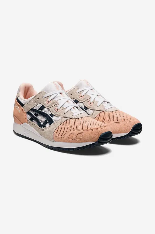 μπεζ Δερμάτινα αθλητικά παπούτσια Asics Gel-Lyte III OG