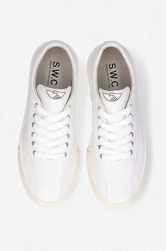 λευκό Δερμάτινα αθλητικά παπούτσια S.W.C Dellow M Leather