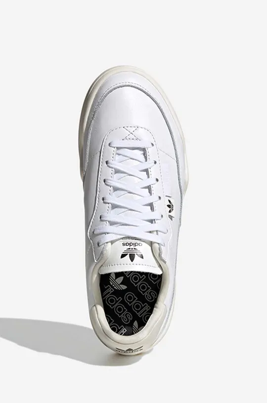 biały adidas Originals sneakersy skórzane Her Court