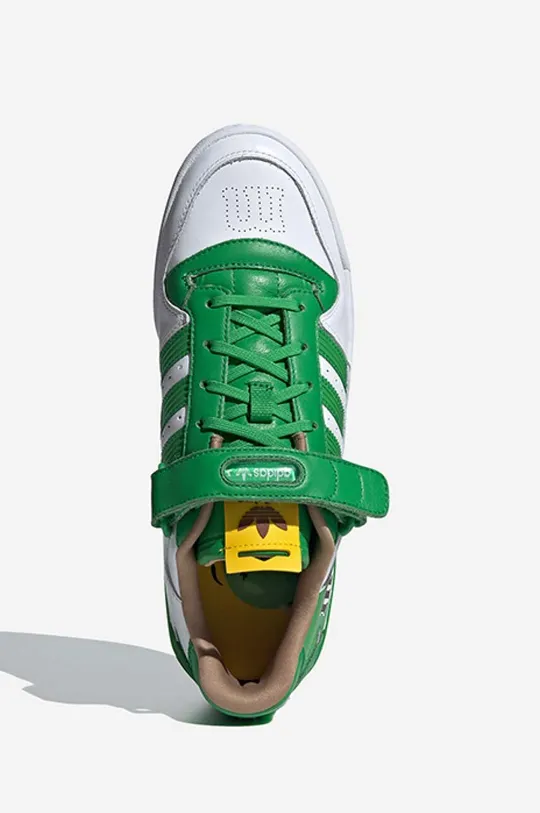 zelená Kožené sneakers boty adidas Originals Forum