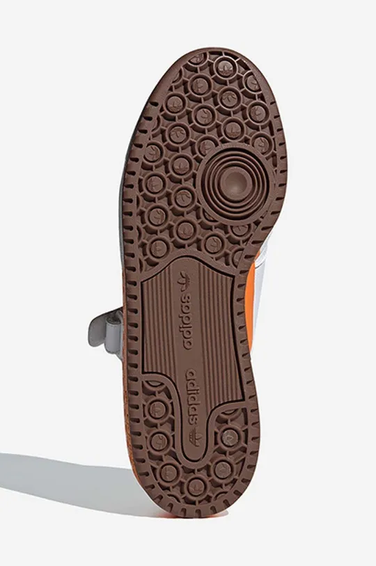 adidas Originals leather sneakers Forum orange