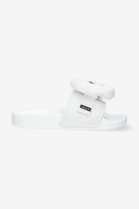 white adidas Originals sliders Pouchylette GZ43 Unisex