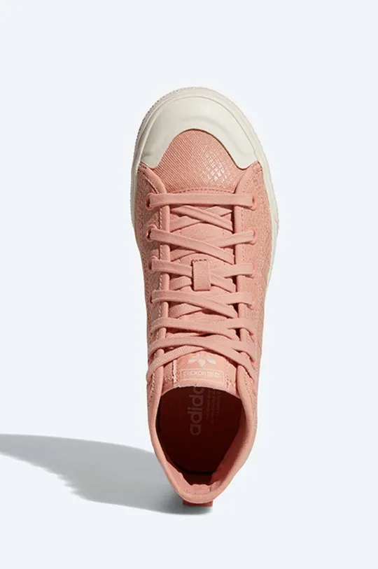 ροζ Πάνινα παπούτσια adidas Originals Nizza Rf Platform