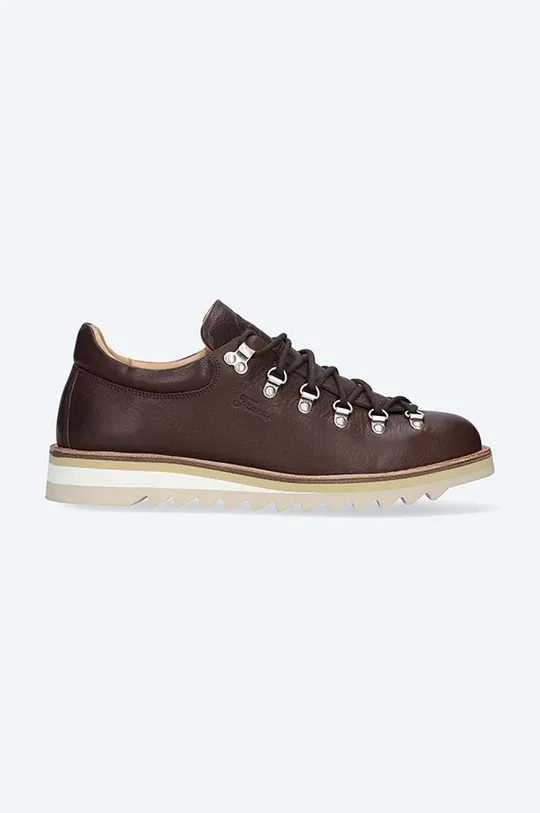 brown Fracap leather shoes MAGNIFICO M121 Unisex