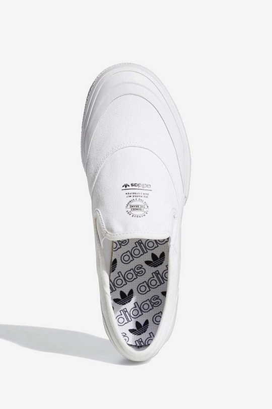 white adidas Originals plimsolls Nizza