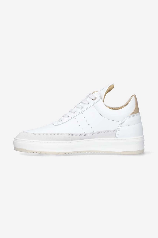 Filling Pieces sneakersy skórzane Low Top Bianco Cholewka: Skóra naturalna, Wnętrze: Materiał tekstylny, Skóra naturalna, Podeszwa: Materiał syntetyczny