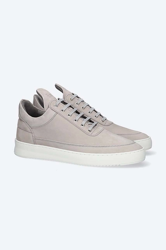 сірий Шкіряні кросівки Filling Pieces Lo Top Ripple Nubuck Plaster