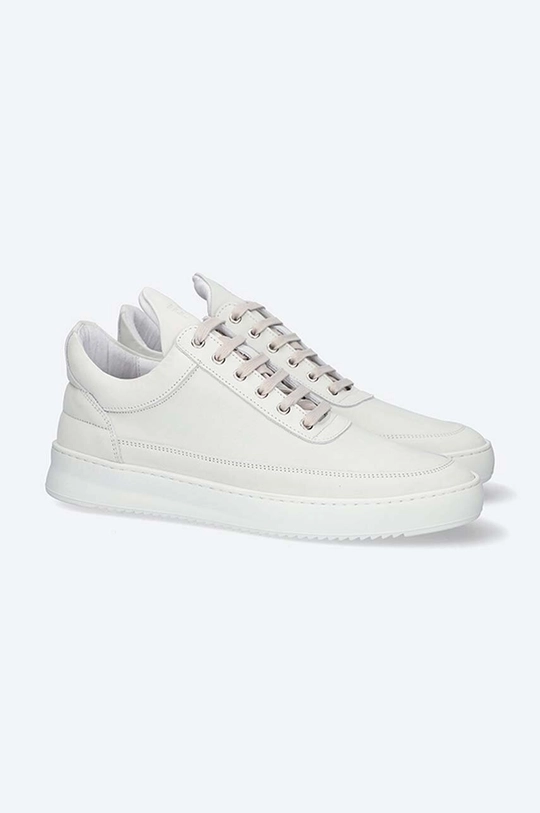 šedá Semišové sneakers boty Filling Pieces Low Top Ripple Basic