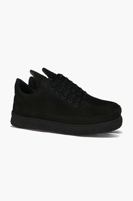 black Filling Pieces suede sneakers Low Top Ripple