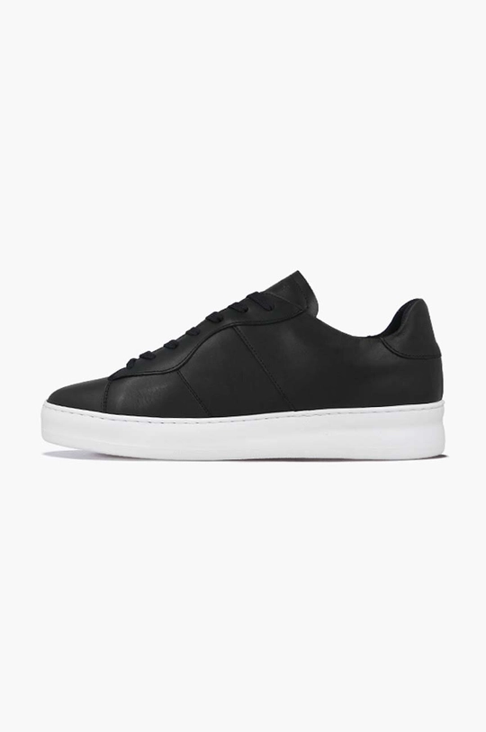 Kožené sneakers boty Filling Pieces Light Plain Court All Black  Svršek: Přírodní kůže Vnitřek: Textilní materiál, Přírodní kůže Podrážka: Umělá hmota