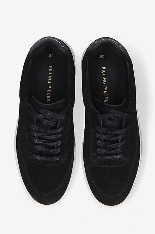 black Filling Pieces suede sneakers Mondo Perforated