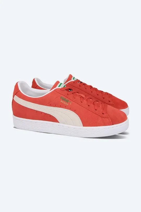 червен Велурени маратонки Puma Classic XXI