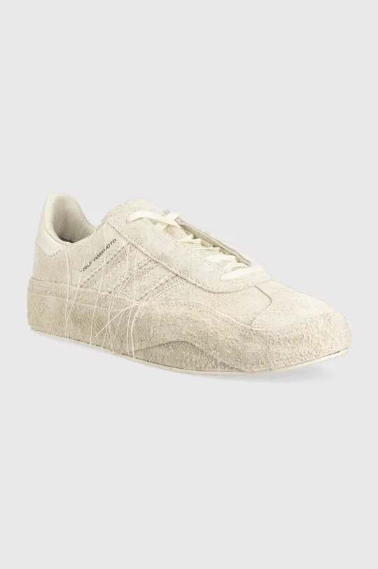 adidas Originals sneakers din piele întoarsă Y-3 Gazelle alb