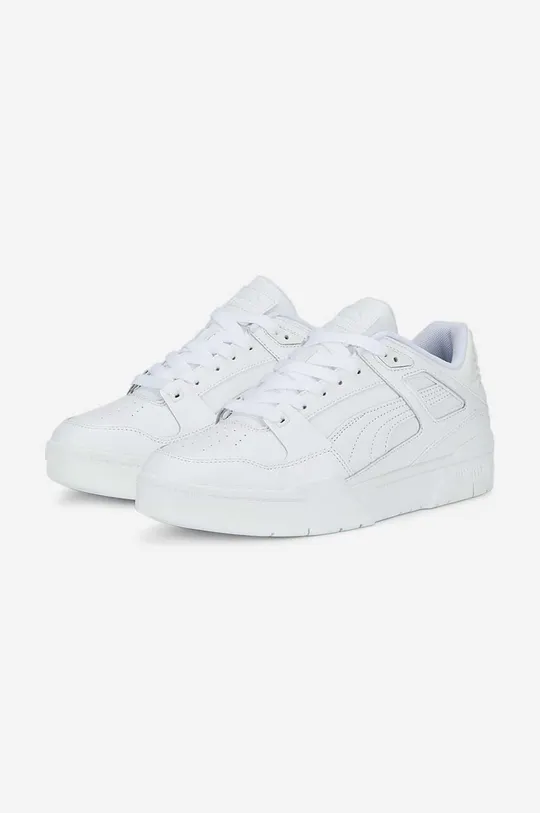 λευκό Δερμάτινα αθλητικά παπούτσια Puma Slipstream Leather Sneake