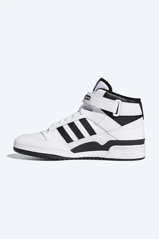 adidas Originals leather sneakers Forum Mid FY7939 <p> Uppers: Natural leather Inside: Textile material Outsole: Synthetic material</p>