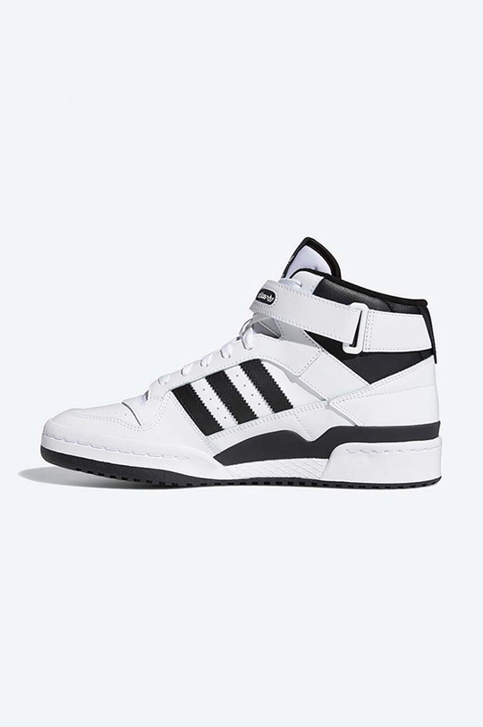 adidas Originals leather sneakers Forum Mid FY7939  Uppers: Natural leather Inside: Textile material Outsole: Synthetic material