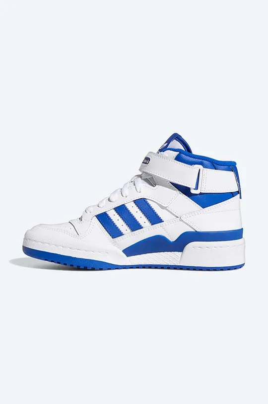 adidas Originals leather sneakers Forum Mid J <p> Uppers: Natural leather Inside: Textile material Outsole: Synthetic material</p>