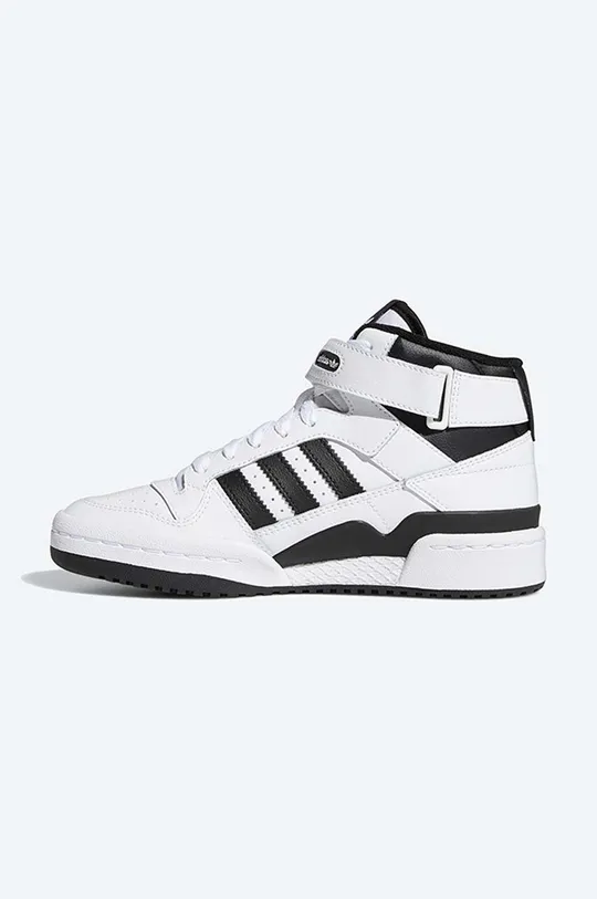 adidas Originals leather sneakers Forum Mid J <p> Uppers: Natural leather Inside: Textile material Outsole: Synthetic material</p>