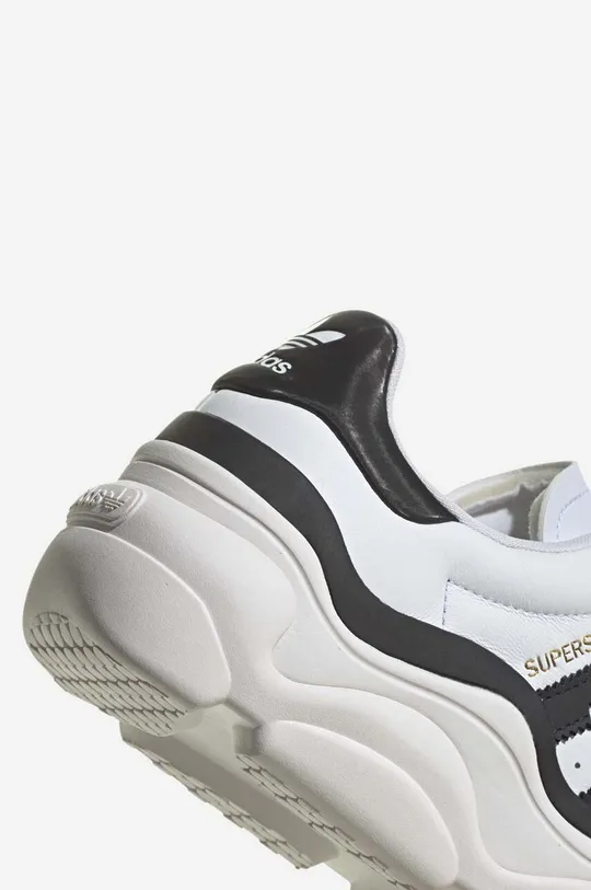 adidas Originals sneakers din piele Superstar Millencon alb