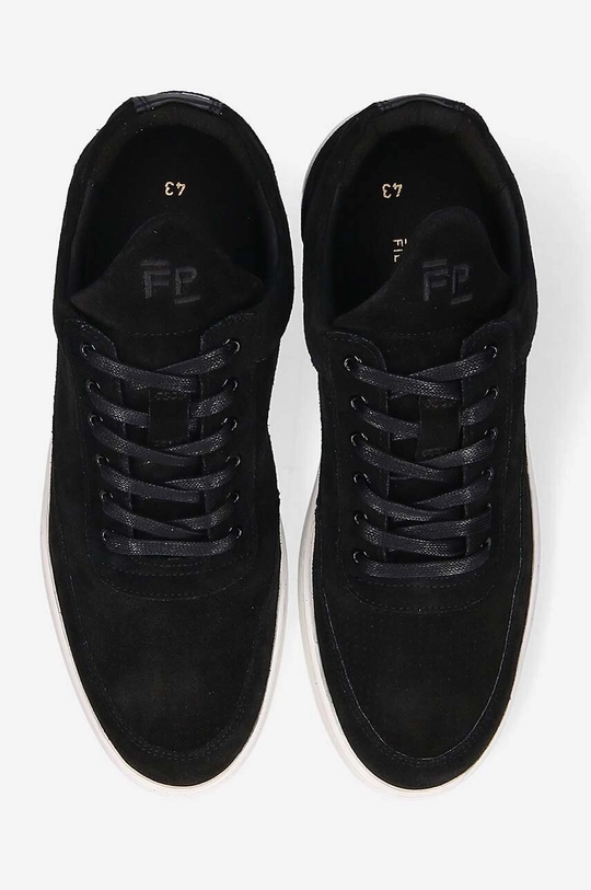 Semišové tenisky Filling Pieces Low Top Perforated  Zvršok: Semišová koža Vnútro: Textil Podrážka: Syntetická látka