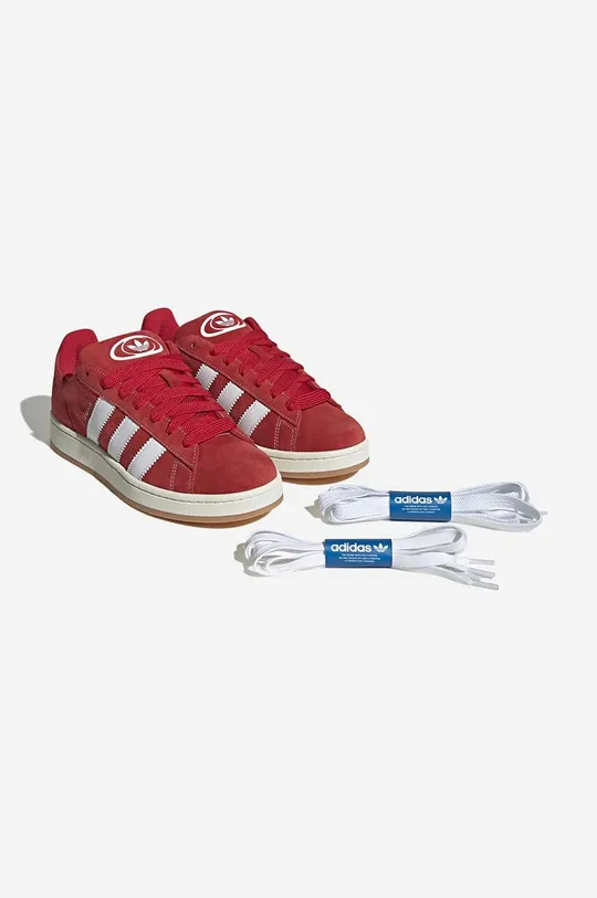 κόκκινο Σουέτ αθλητικά παπούτσια adidas Originals Campus 00SCampus 00s
