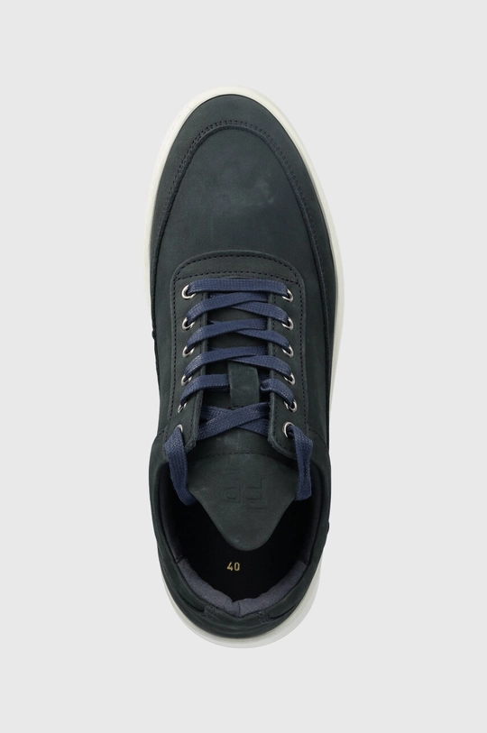 navy Filling Pieces suede sneakers Low Top Ripple Nubuck