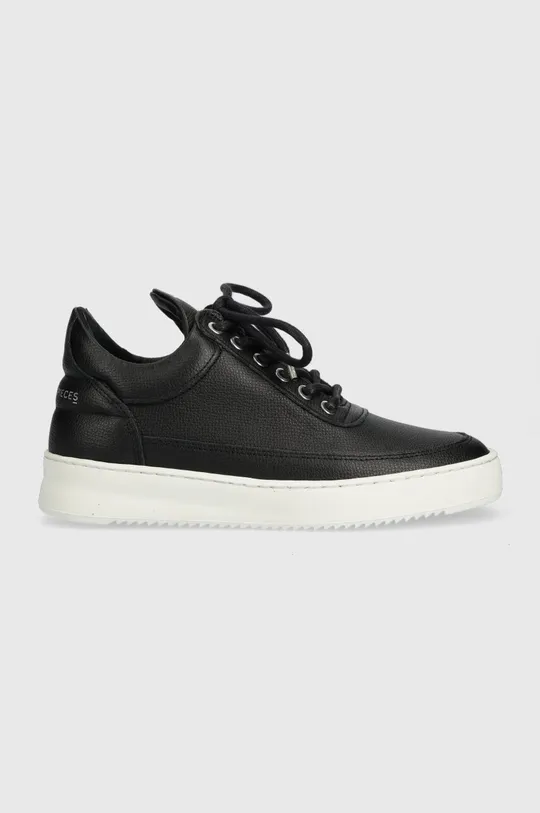 black Cote&Ciel suede sneakers Low Top Ripple Perforated Unisex