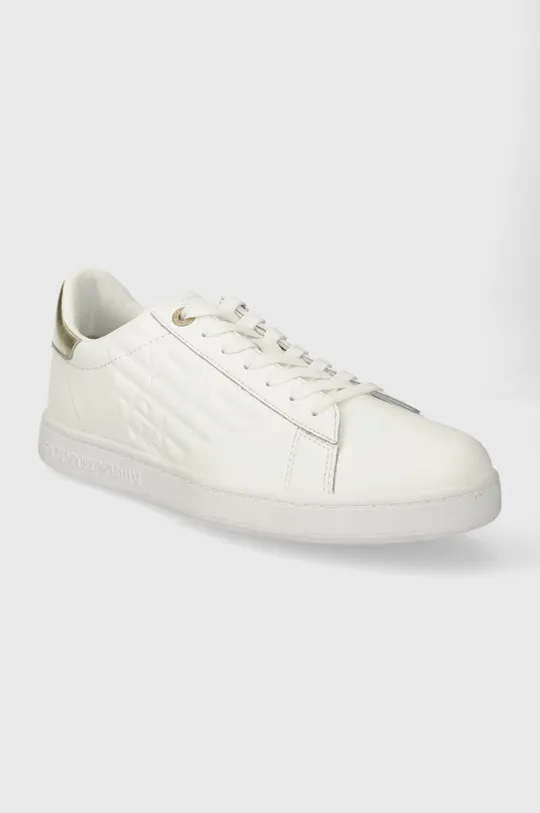EA7 Emporio Armani sneakersy skórzane biały