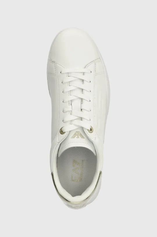 biały EA7 Emporio Armani sneakersy skórzane