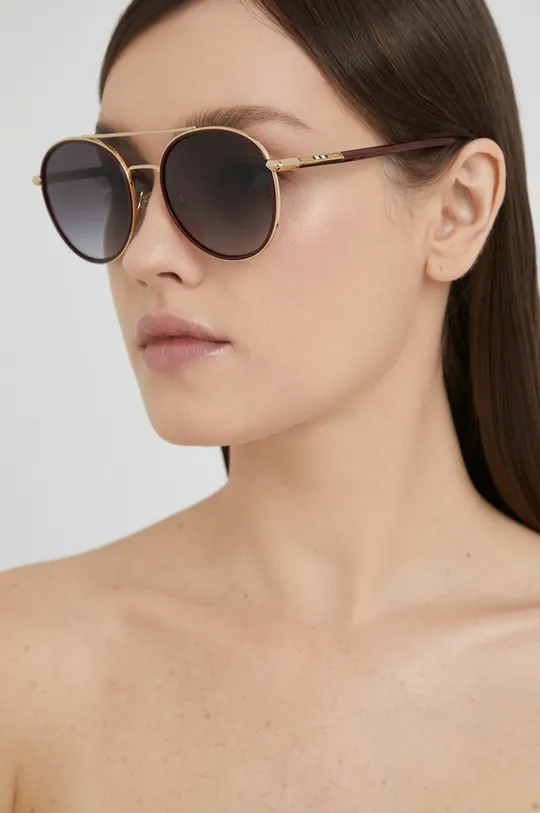 brązowy Burberry Okulary przeciwsłoneczne 0BE3131 Damski