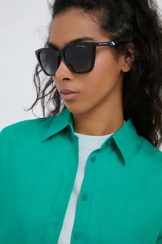 crna Sunčane naočale Armani Exchange Ženski