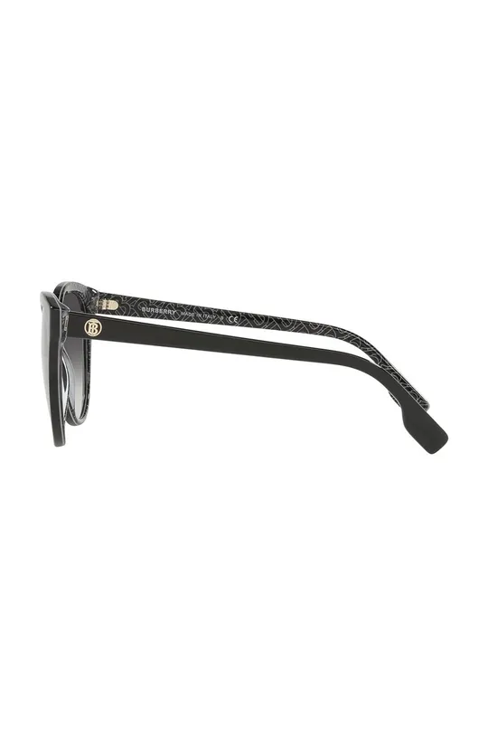 czarny Burberry okulary przeciwsłoneczne