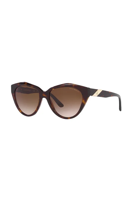 Солнцезащитные очки Emporio Armani коричневый