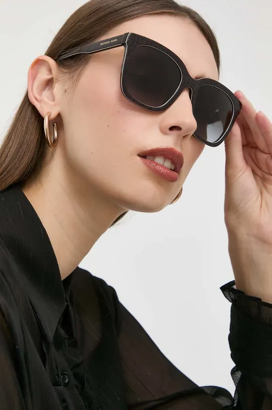czarny Michael Kors okulary przeciwsłoneczne SAN MARINO Damski