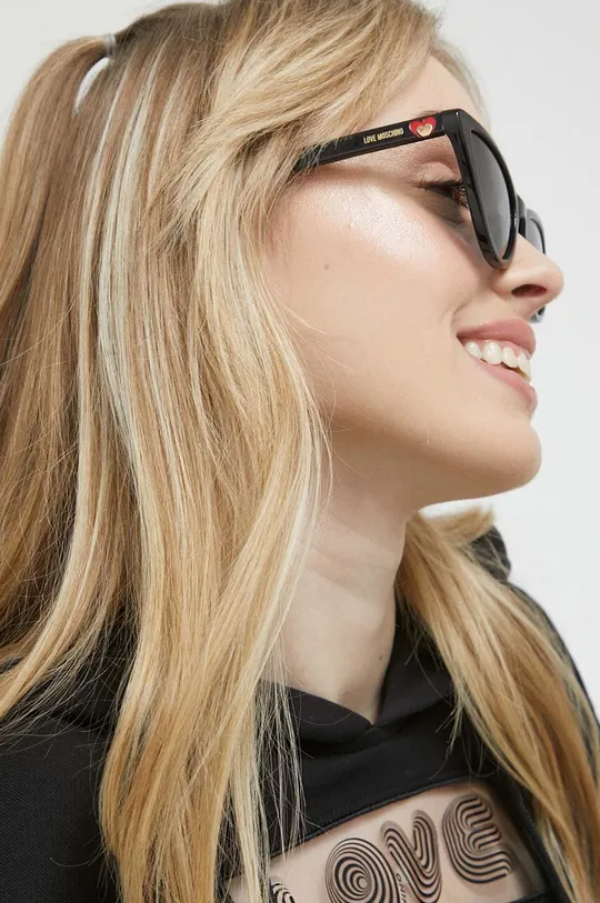 Love Moschino okulary przeciwsłoneczne Tworzywo sztuczne