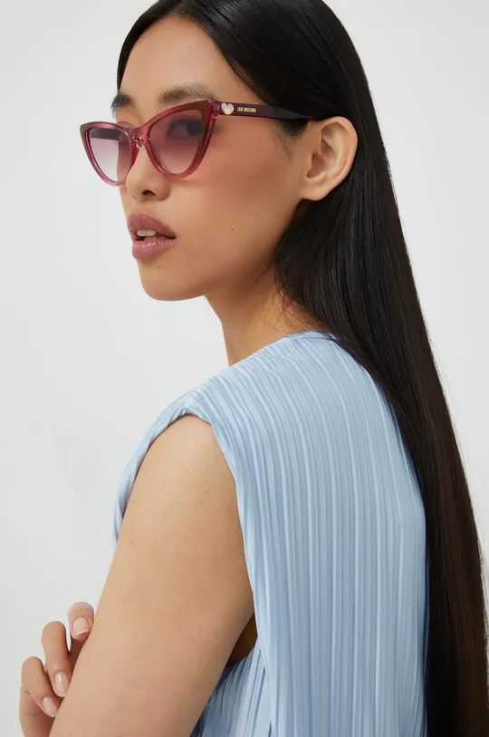 ροζ Γυαλιά ηλίου Love Moschino Γυναικεία