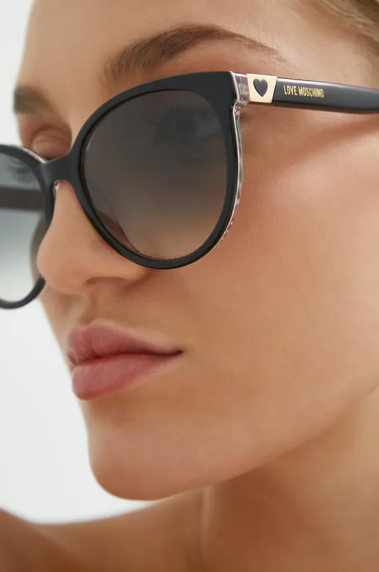 Γυαλιά ηλίου Love Moschino μαύρο