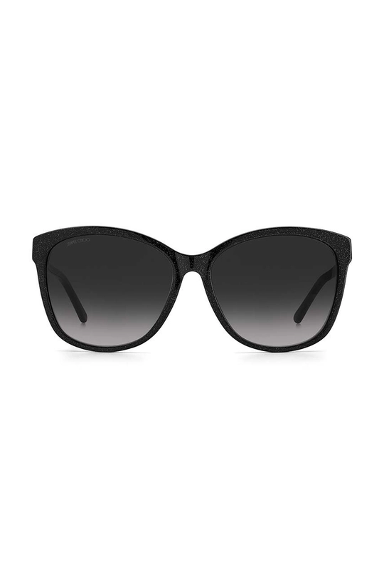 czarny Jimmy Choo okulary przeciwsłoneczne